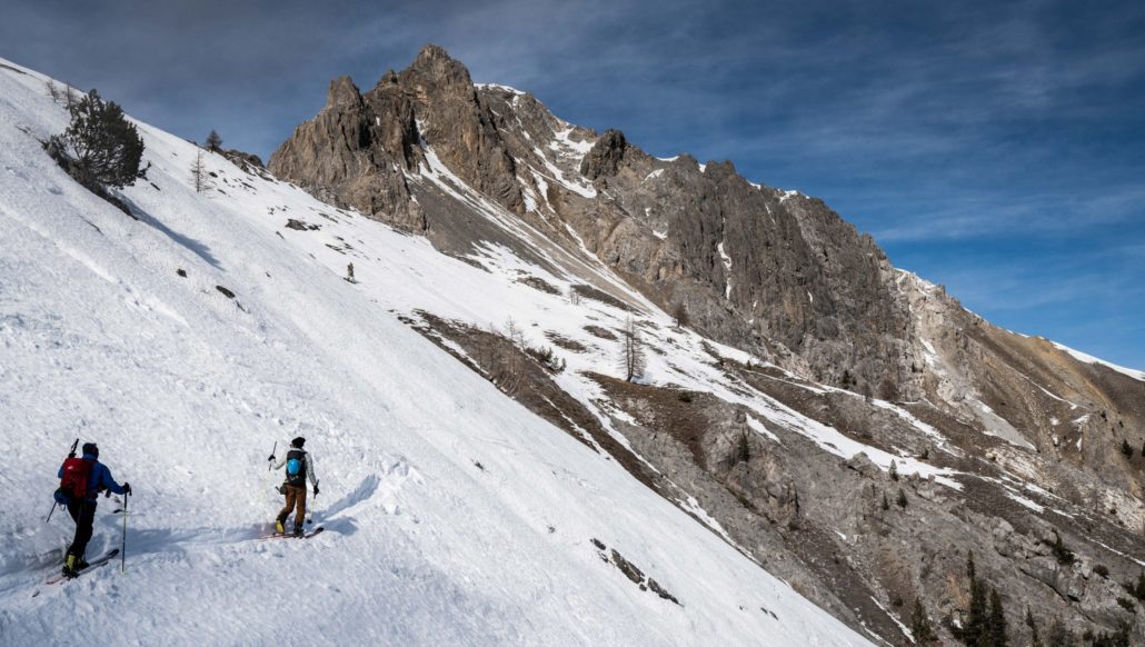 Ski touring and transition in the Queyras